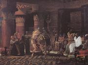 Alma-Tadema, Sir Lawrence Pastimes in Ancient Egypt 3000 Years Ago (mk23) oil on canvas